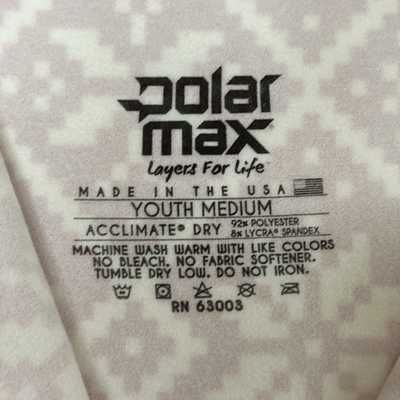 PolarMax QUATTRO FLEECE BASELAYER SET - Red/White - Picture 6 of 10